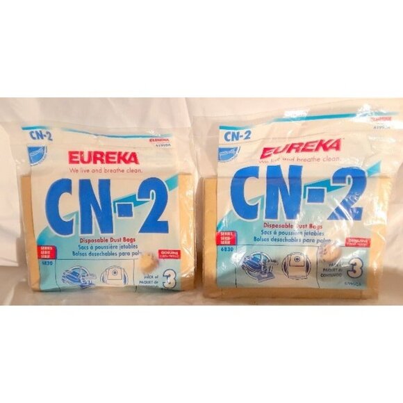 2 Genuine Eureka CN2 Vacuum Bag (3 e/a pk) - Picture 1 of 2